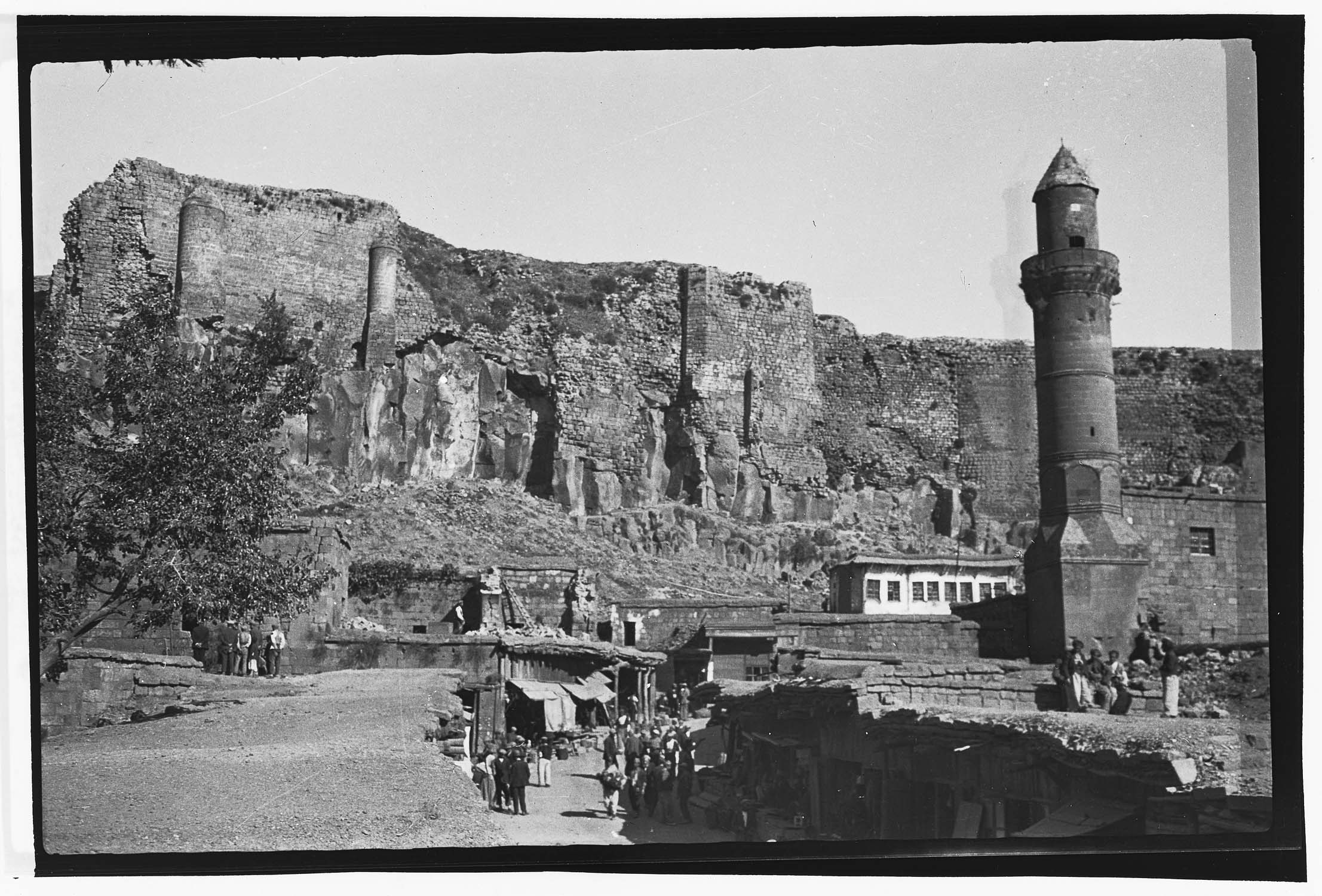 Vue de la mosquée et du château